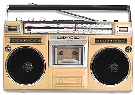 Retro Bluetooth Radio, FM Radio with Old Fashioned Classic Style, Portable Wireless Speakers with USB, BT5.0, SD/TF Card Player for Home, Party, Outdoor, Gift