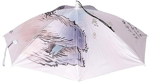 Theaque Sombrero de paraguas, sombrero de pesca de 22 pulgadas, manos libres, plegable, protección UV, gorra ajustable para pesca, golf, camping, playa, jardinería, sombrilla al aire libre, ver fotos,