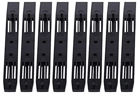 Xtahdge 4 Paar Festplatten Schienen GehäUse KäFig ZubehöR Laufwerks Schacht Schieber Kunststoff Schienen für 3,5 5,25 Festplatten Einschub