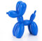 AMOIENSIS Ballon-Hundestatue, Dekoration, 10,2 cm, blauer Ballon-Hund, Tierskulptur, kleine Nick Nacks für Regale, Dekoration, kleine eklektische Dekoration für den Schreibtisch, niedlicher