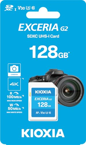KIOXIA Exceria G2 SD Card 128GB