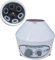MEHOOSPVN Centrifugeuse de laboratoire centrifugeuse de table 20 ml x 6 tubes, petite centrifugeuse électrique de table pour la recherche scientifique dans les écoles de laboratoire 4000 tr/min