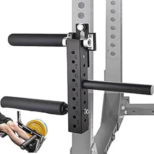 lwjunmm Bein-Power-Cage-Rack-Aufsätze – Beinpresse-Aufsatz, Schaumstoffhaken-Streck- und Curlmaschine für Heim-Fitnessstudio, Körpergewichtstraining,26mm-Ordinarynuts