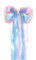 LIANCHEN Lila Schultütenschleife Rosa Schultüte Schleife Zuckertüte Schleife Deko Schulanfang Schleife Chultütenschleife für Schulanfang Einschulung Deko, Geschenk, Hochzeit, 60 x 15 cm (Pink)