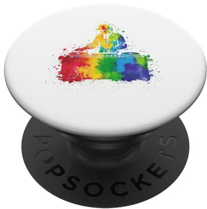 DJ Pult Splash Art PopSockets mit austauschbarem PopGrip