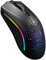 Glorious Model O 2 Mini Wireless Gaming Mouse - superlegg. 57 g, 210 h batteria, dual wireless 2,4 GHz, Bluetooth 5.2, sensore ottico 26.000, 80M di clic, 6 tasti programmabili, sparatutto - Nero
