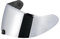 Helmvisier für Scorpion Exo R420,Motorrad Windschutz Helm Objektiv Visier Vollgesichts,Motorradhelm Visier Zubehör Ersatz (Chrom Silber)