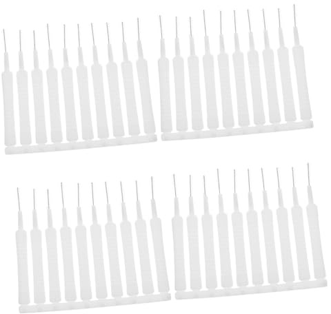 KITANDOVE 100pcs Bath Drain Unclogger Brush Set Drain Cleaner Brush Hair Snake Strainer