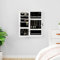 Iiaky Armoire à Bijoux avec Miroir et éclairage LED Mural Blanc,Armoire Bijoux Miroir sur Pied,Porte Bijoux Mural
