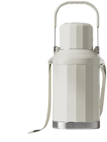 Large Capacity Pitcher, Insulated Tea Pot, Stainless Steel Pitcher, Hot Water Flask, Thermal Coffee Carafe, Insulated Pitcher, Tea Coffee Carafe, Water Drinks Pitcher, for Water Drinks Tea Coffee