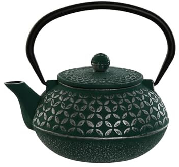 TETERA HIERRO COLADO INOX 18X16X16 900ML VERDE