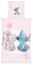 Herding Bettwäsche Disney's Stitch, Kopfkissenbezug ca. 80 x 80 cm, Bettbezug ca. 135 x 200 cm, Mit Reißverschluss und Wendemotiv, 100% Baumwolle/Renforcé