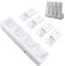 Station de Chargeur de Télécommande pour Wii & Wii U, avec 4 Pack 2800mAh Batterie Rechargeable, Chargeur de Batterie pour la Télécommande Wii & Wii U Game (White)