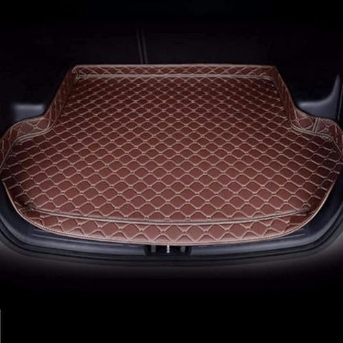 GLYGLY Coche Alfombrillas Maletero para Audi A3 Sportback 8Y 2020-2024, Bandeja Protectora Funda Maletero Alfombra Antideslizante Accesorios,E/Coffee