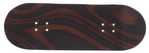 Toyvian Fingerboard Deck Aus Ahornholz Ersatz Skateboard-Decks Mit Vorgestanzten Löchern DIY Finger-Skateboard-Deck Holzdeck Für Anfänger Und Profis