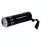 MRSTORY Linterna de aluminio UV 9 LED ultra violeta linterna retroiluminada lámpara de detección de dinero