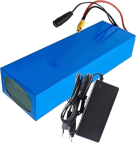 48V 8Ah 10Ah 15Ah 20Ah 30Ah Bateria para Bicicleta Electrica, 48V Batería Ebike Batería De Alta Potencia con Cargador Y BMS para 200W-800W Motor