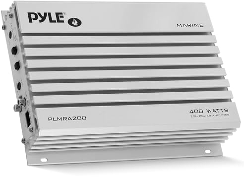 Pyle 2 Kanal 400 Watt Verstärker Brückbarer Wasserdicht Marin