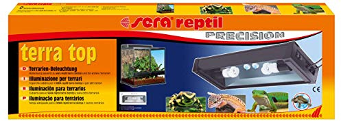 sera reptil terra top - Terrarien Aufsatzleuchte mit Tag- und Nachtbeleuchtung
