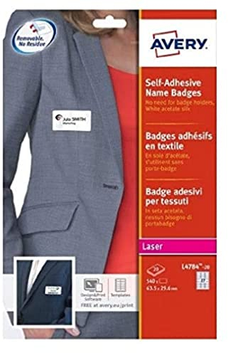 Avery L4784-20 Selbstklebende Namensschilder