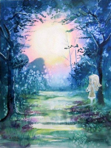 silwi-Art***** Engelbild Schutzengel Engel - Wächter Deines Weges Poster/Engelkarte XL LIM. Engel Angel