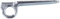 Climbing Technology Eye Round, chiodo Roccia Unisex-Adulto, Argento, 12 cm