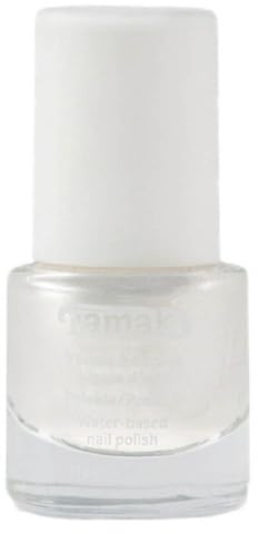 Namaki 110205 Veganer abziehbarer Lack, Enfants unisexes, perlweiß, one size