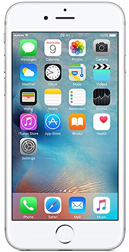 Apple iPhone 6s Smartphone débloqué 4G (Ecran : 4,7 Pouces - 16 Go - iOS 9) Argent (Reconditionné Certifié)