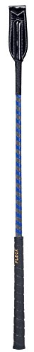 Fleck Unisex's 951090122 Flapper Peitsche, lackiert, grau/azurblau, 55 cm