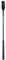 Fleck Unisex's 951090122 Flapper Peitsche, lackiert, grau/azurblau, 55 cm