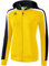 ERIMA Damen Jacke Liga 2.0 Trainingsjacke mit Kapuze, gelb/schwarz/weiß, 36, 1071858