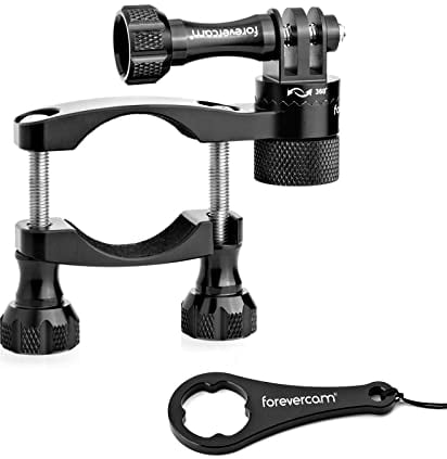 Aktualisierte Version (360 ° Drehung und Schloss jegliche Richtung) 0,6-1,3 Zoll Vollaluminium-Fahrrad Motorrad Lenker, Sattelstütze, Skistock Mount für GoPro Hero12,11,10,9,8,7,6,5