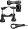 Forevercam Aluminum Bike Mount Camera Handlebar Holder 360 Degree Rotatable Motorcycle Rack Mount Compatible for GoPro Hero 13/12/11/10/9/8 Action Camera