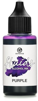 30ml Fluids Alcohol Ink PURPLE, Alkoholtinte für Fluid Art und Resin, violett
