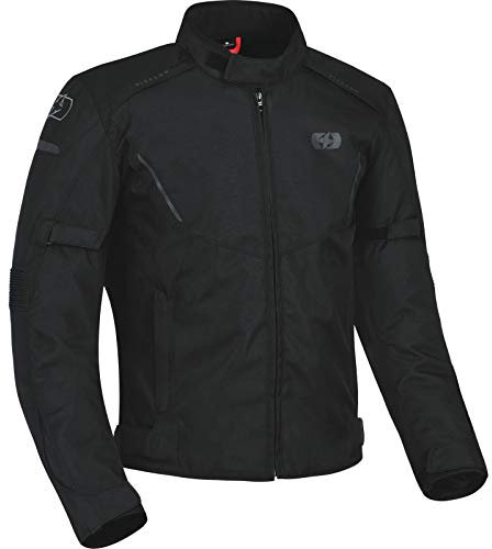 Oxford Men's Delta 1.0 Motorcycle Jacket, Tech Black, 3XL