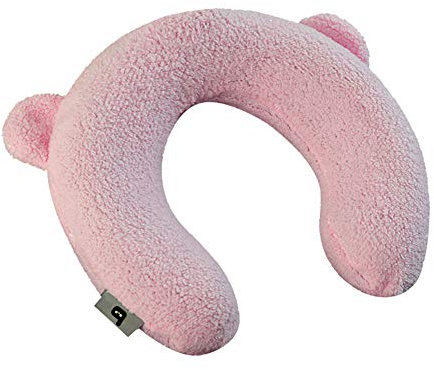 INGHU U-Shape Hot Water Bottle, Neck Shoulder Warm Pillow with Removable Fleece Cover PVC Hot Water-Filled Bag Neck Warmer for Office Relax