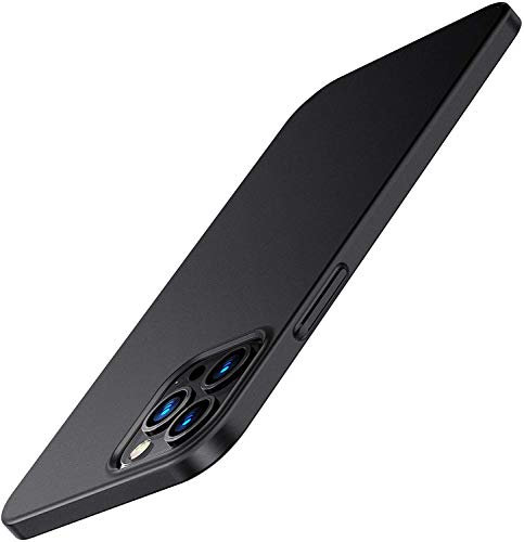 N/H Case for iPhone 12 Mini, Ultra Thin Slim Matte Case Cover Bumper Hard PC Matte Finish for iPhone 12 Mini 5.4 Inches Black