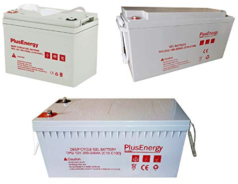 Batería Gel 12V Capacidad 150AH-200AH-250AH - Ciclos Profundos Uso Sistema Solar (200AH Gel)