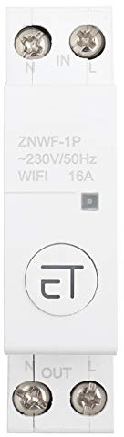 6-63A 1P AC230V IP20 Disyuntor WIFI Mecanismo de sujeción magnético Interruptor inteligente Control remoto Disyuntor Relé inteligente(16A)