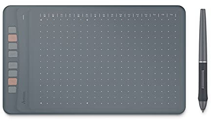 Artisul A1201 Tablette de dessin graphique 12 pouces 8192 niveaux de pression stylet sans pile, tablette de dessin numérique électronique, compatible avec Windows/macOS/Chromebook/Android