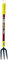 Unibos Outdoor Garden Durable Hand Held Telescopic Fork with Soft Grip Handle