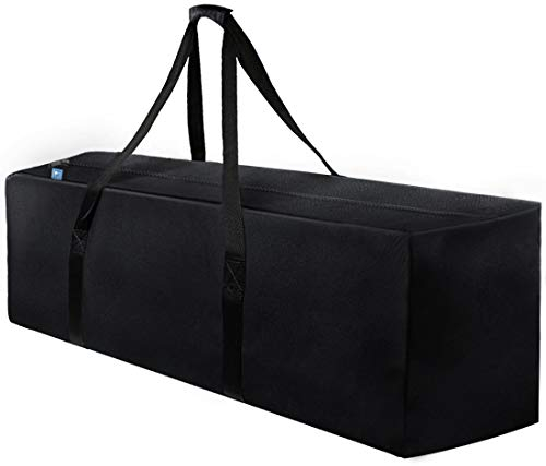 INFANZIA 197L Sporttasche, Extra Große Reisetasche mit Verbessertem Reißverschluss, Tragetasche mit Großer Kapazität,Stark und Wasserdicht, Geeignet für Reisen,Sport, 120x38x43 cm, Schwarz