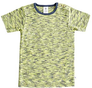 Baby Kinder Kurzarmshirt Bio-Baumwolle T-Shirt 2009 (116, Wiese)