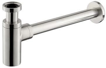 Tubico Siphon à vue pour lavabo en acier inox Made in Italy T100459S