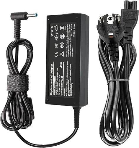 45W 19,5V 2,31A Cargador de portátil para HP Stream 11 13 14 HP 15 Notebook PC Series Pavilion; 740015-003 741727-001 TPN-C125 HSTNN-LA40 740015-004 721092-001Adaptador de Fuente de alimentación HP