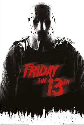 Friday The 13Th - Jason Voorhees - Horror Film Poster Plakat Druck - Grösse 61x91,5 cm