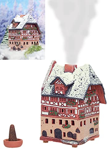 Midene Weihnachtsdorfhaus Keramikkegel Räucherstäbchenhalter Wohnkultur Miniatur Historisches Dürerhaus in Nürnberg Deutschland