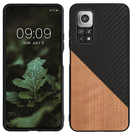 kwmobile Hülle kompatibel mit Xiaomi Mi 10T / Mi 10T Pro - Handyhülle - Handy Schutzhülle - Smartphone Cover - Hellbraun