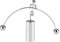 Emoshayoga Pendule De Newton, Balle d'équilibre de Berceau de Mini Newton Physique Jouets Gadgets Balance Ball Bureau Décompression Petits Ornements pour Enfant Décor Cadeau Jeux éducatifs