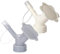 2 irrigatori con tappo a bottiglia, 2 in 1, a doppia testa, annaffiatoio per bonsai, giardini, piantagioni, vivai, grigio e bianco